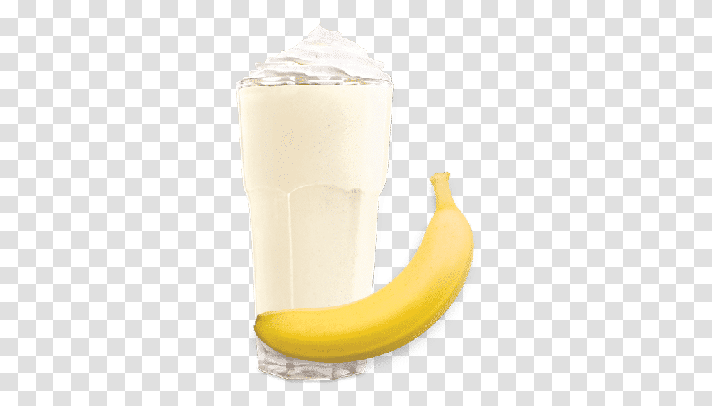 Banana Milkshake Banana, Fruit, Plant, Food, Beverage Transparent Png