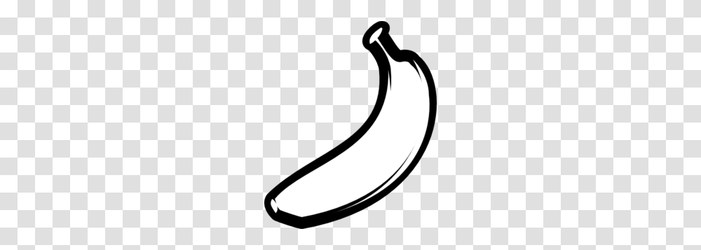 Banana Outline Fat Clip Art, Plant, Food, Fruit Transparent Png