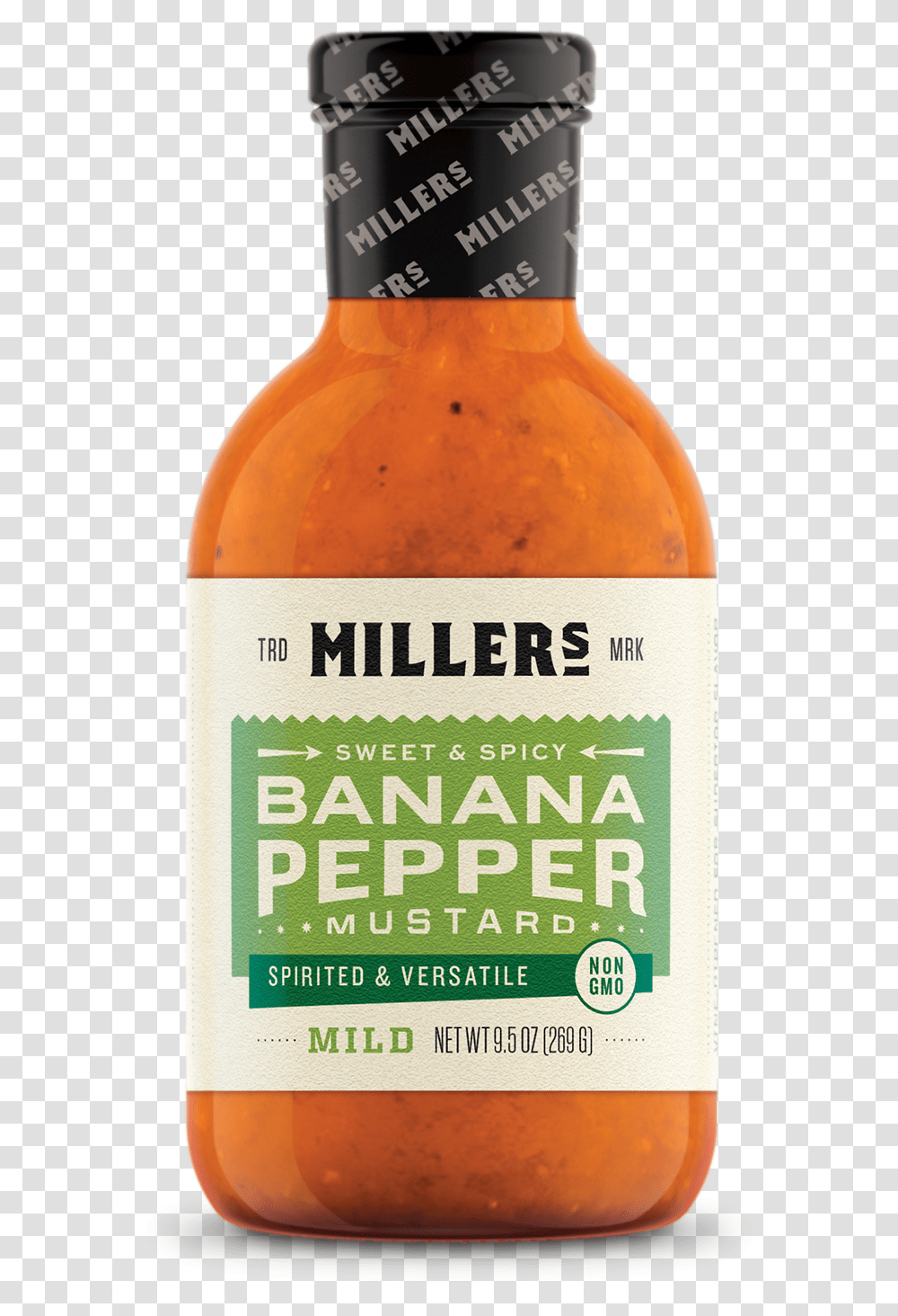 Banana Pepper Mustard Miller's Mustard, Beer, Alcohol, Beverage, Food Transparent Png