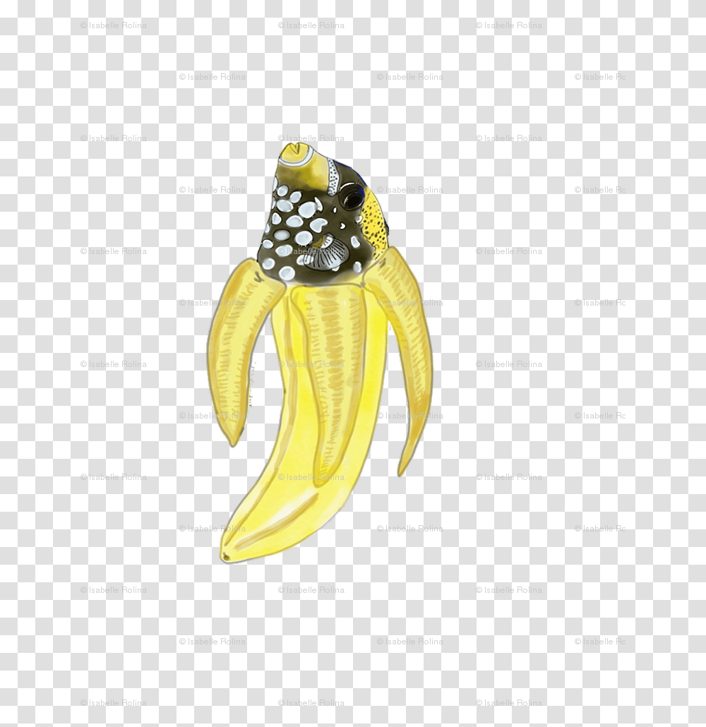 Banana, Plant, Animal, Peel, Food Transparent Png