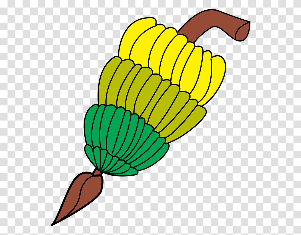 Banana Plant Cliparts 15 Buy Clip Art Banana Logotipo Em, Fruit, Food, Honey Bee, Insect Transparent Png