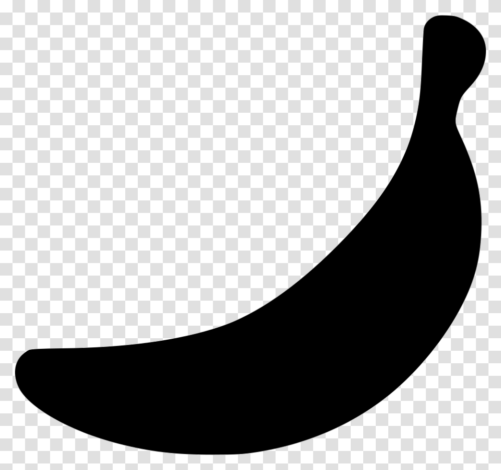 Banana Plant Tree Banana Logo Black And White, Silhouette, Brick, Outdoors, Sock Transparent Png