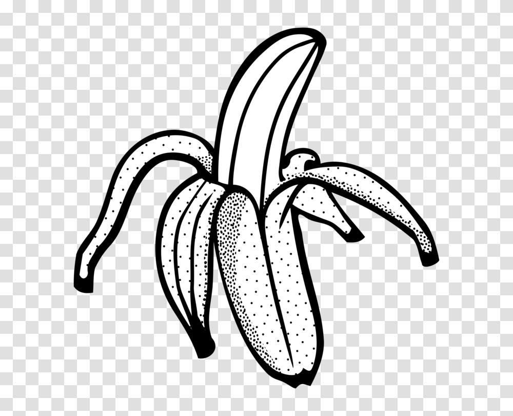 Banana Pudding Banana Bread Line Art Drawing, Plant, Fruit, Food, Sink Faucet Transparent Png