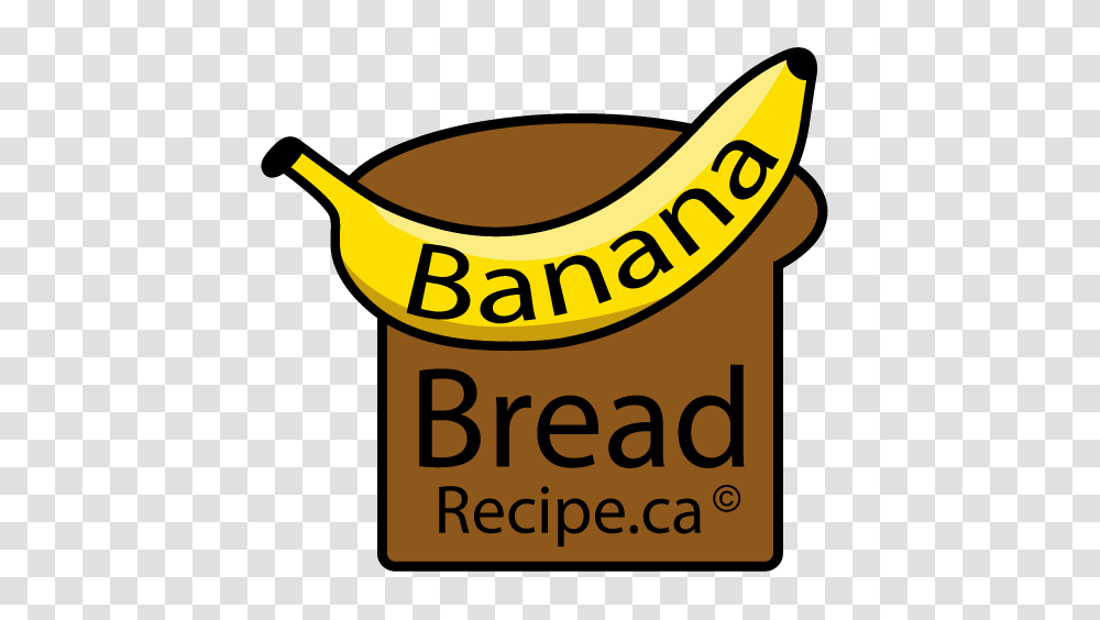 Banana Pudding Clipart Bnana, Label, Fruit, Plant Transparent Png