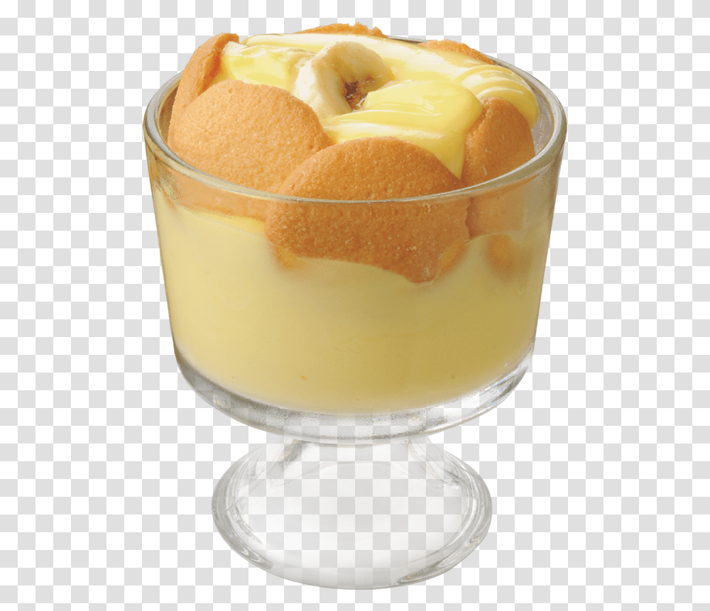 Banana Pudding, Dessert, Food, Cream, Creme Transparent Png