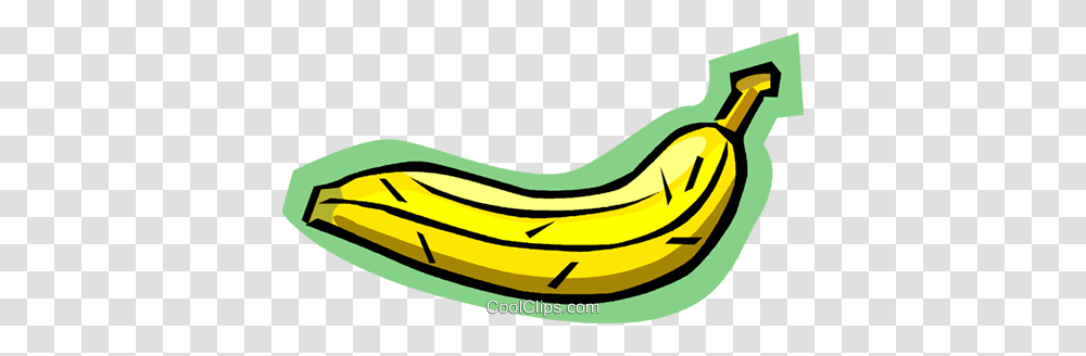 Banana Royalty Free Vector Clip Art Illustration, Fruit, Plant, Food Transparent Png