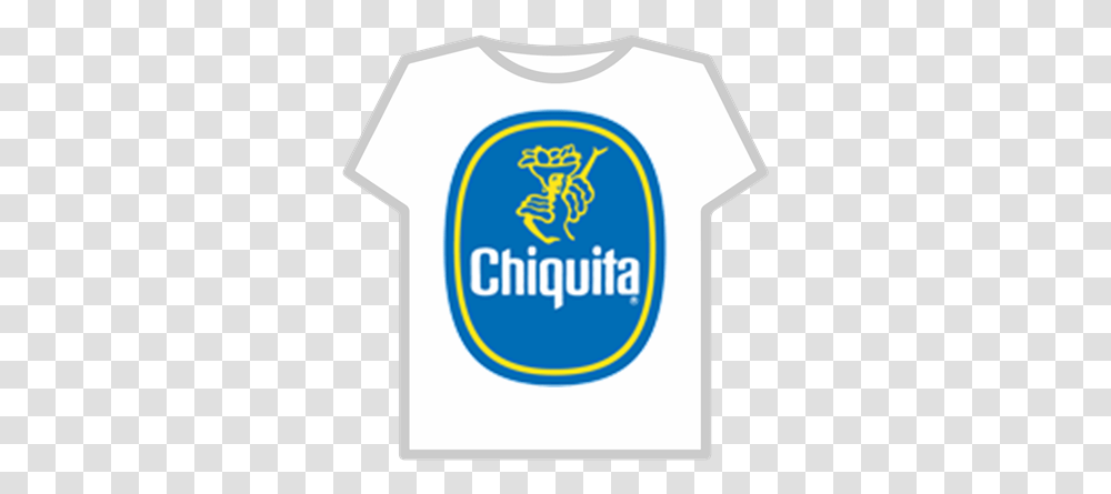 Banana Shirttransparent Roblox Chiquita Banana Fruit Sticker, Clothing, Apparel, T-Shirt, Text Transparent Png