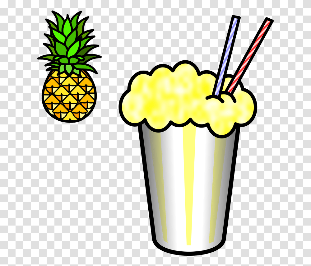 Banana Smoothie Clipart Banana Smoothie Clipart, Juice, Beverage, Drink, Pineapple Transparent Png