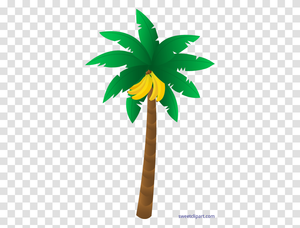 Banana Tree Clip Art, Plant, Palm Tree, Arecaceae, Flower Transparent Png