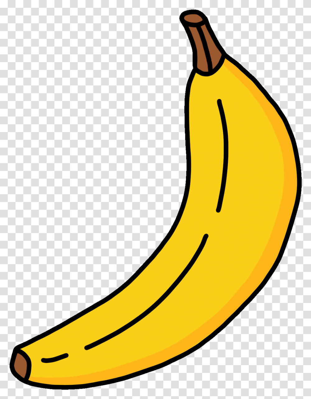 Bananas Graphic Freeuse Clipart Download Gambar Pisang Animasi, Fruit, Plant, Food Transparent Png