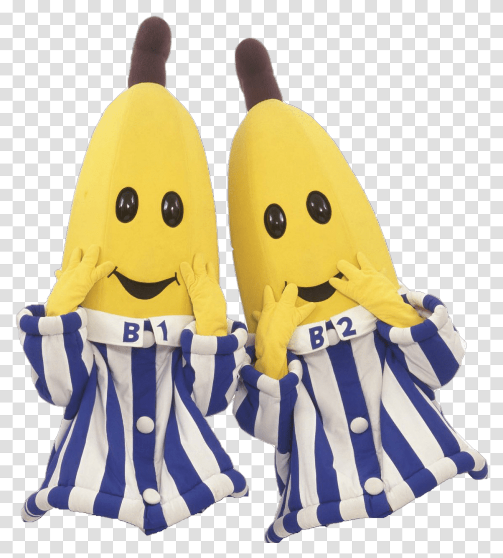 Bananas In Pyjamas Wiki B1 Bananas In Pajamas, Plant, Apparel, Fruit Transparent Png