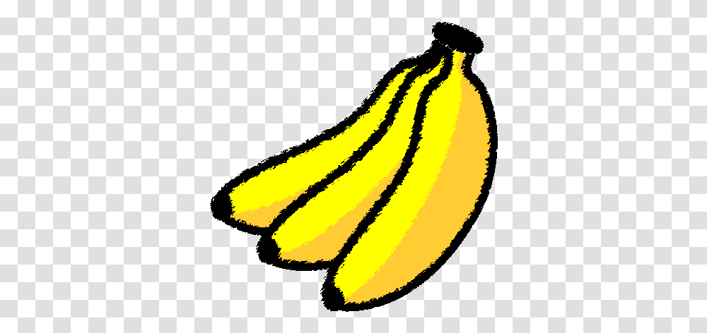 Bananas Monochrome Painting Fruit Banana, Plant, Food Transparent Png