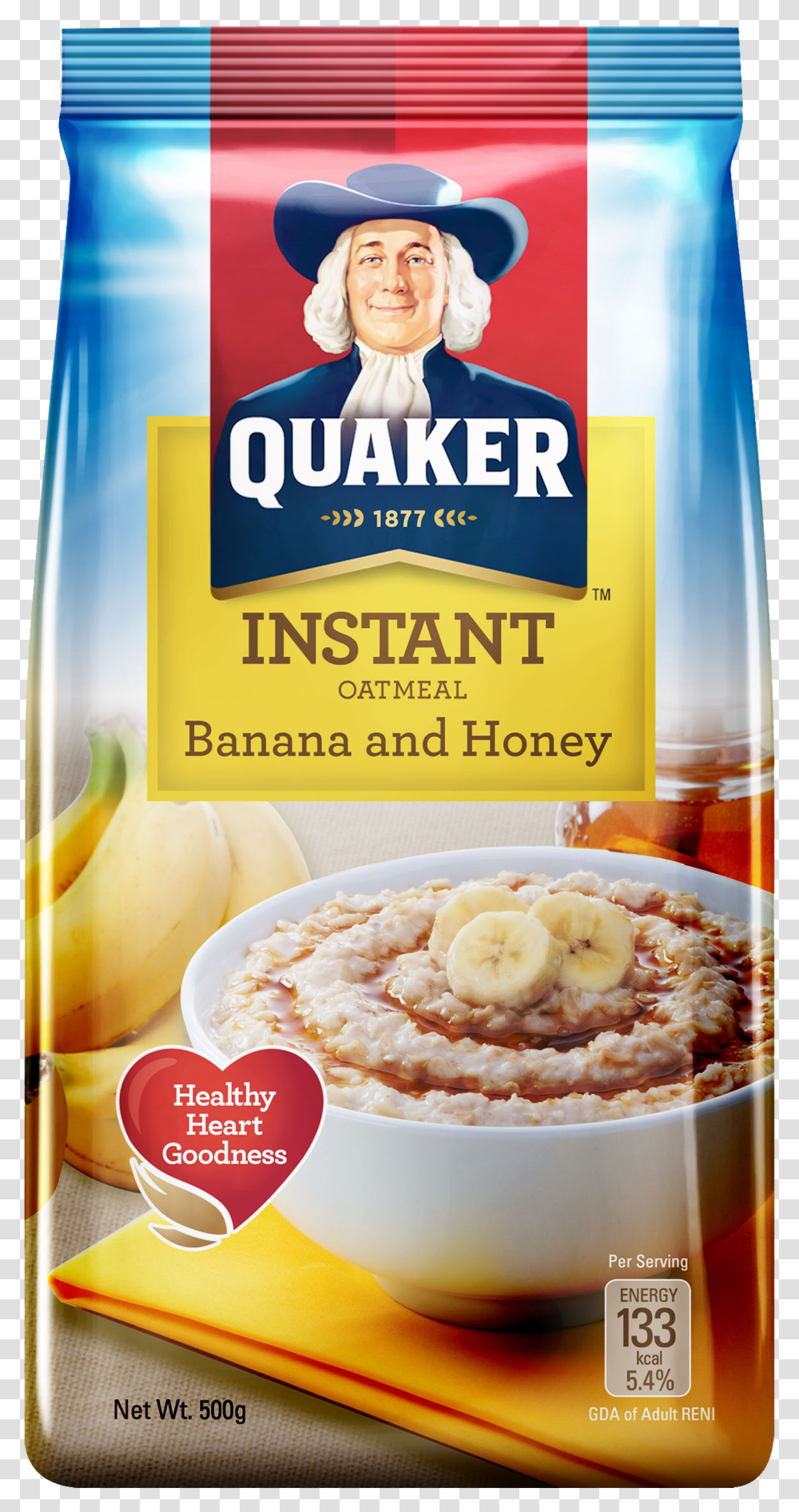Bananas Oats And Honey Quaker Oats Banana And Honey Transparent Png