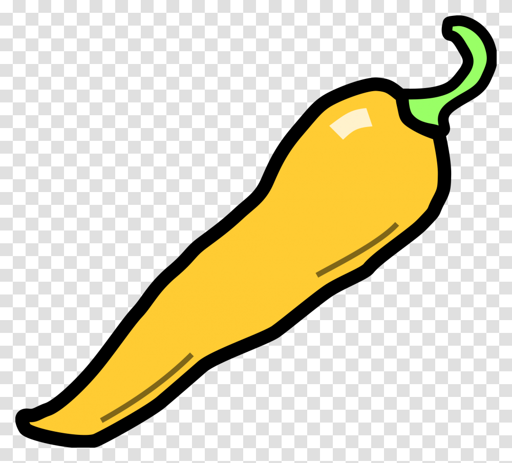 Bananas Peppers Yellow Chili Pepper Clipart, Plant, Vegetable, Food, Fruit Transparent Png