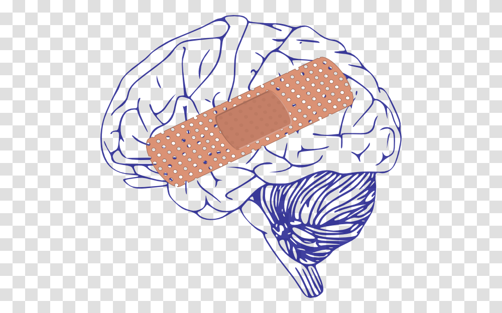 Band Aid On Brain, First Aid, Bandage Transparent Png