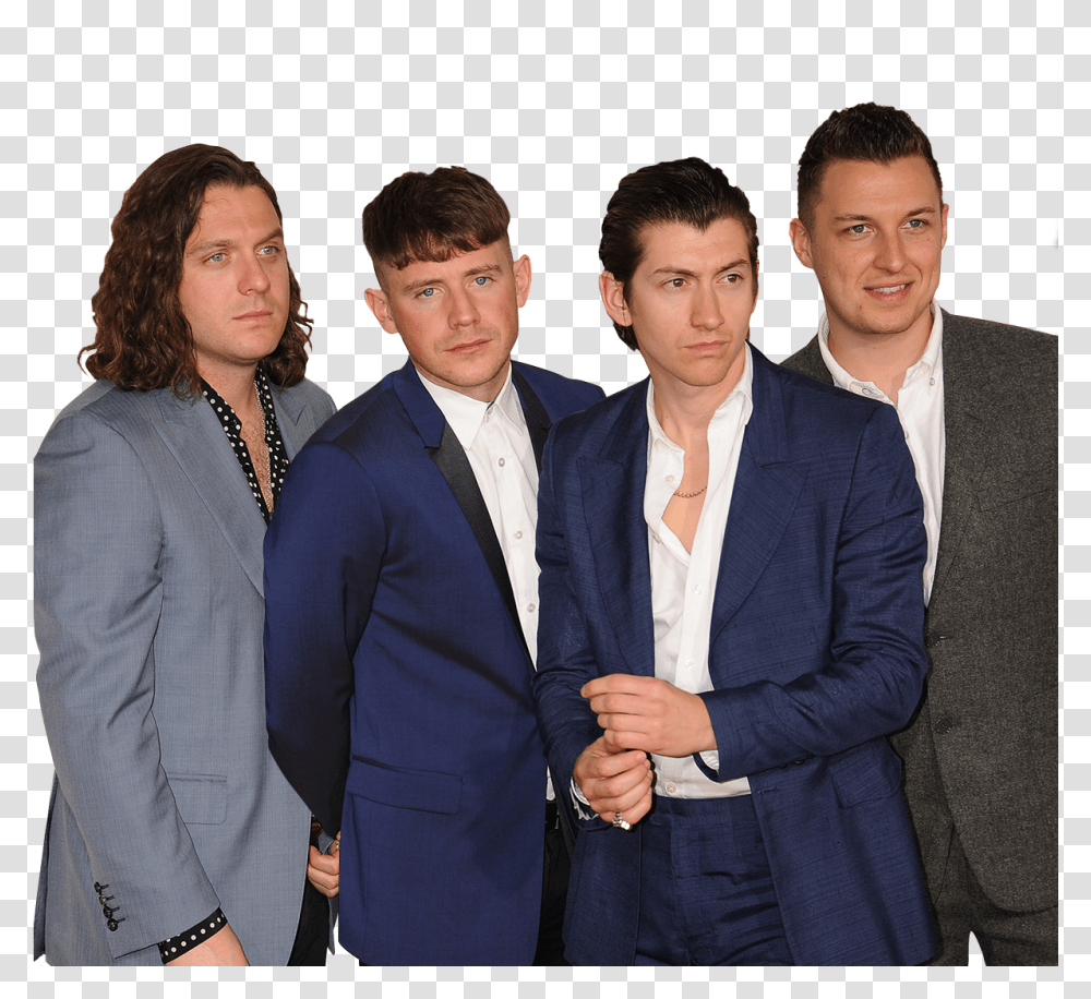 Band Arctic Monkeys Download Arctic Monkeys, Person, Suit, Overcoat Transparent Png