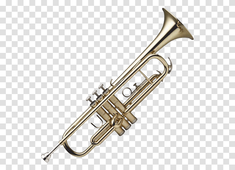 Band Instruments Clipart Download Trumpet Background, Horn, Brass Section, Musical Instrument, Cornet Transparent Png
