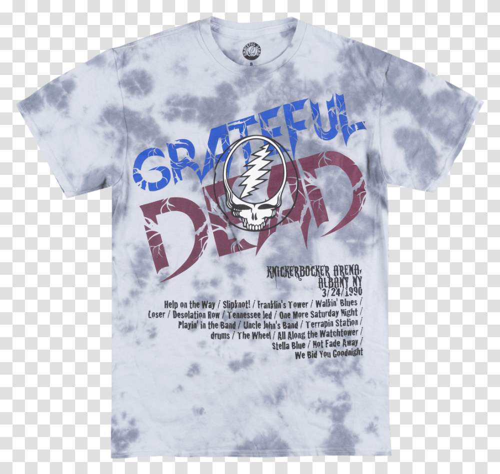 Band Tour Date Shirt Grateful Dead, Apparel, T-Shirt, Dye Transparent Png