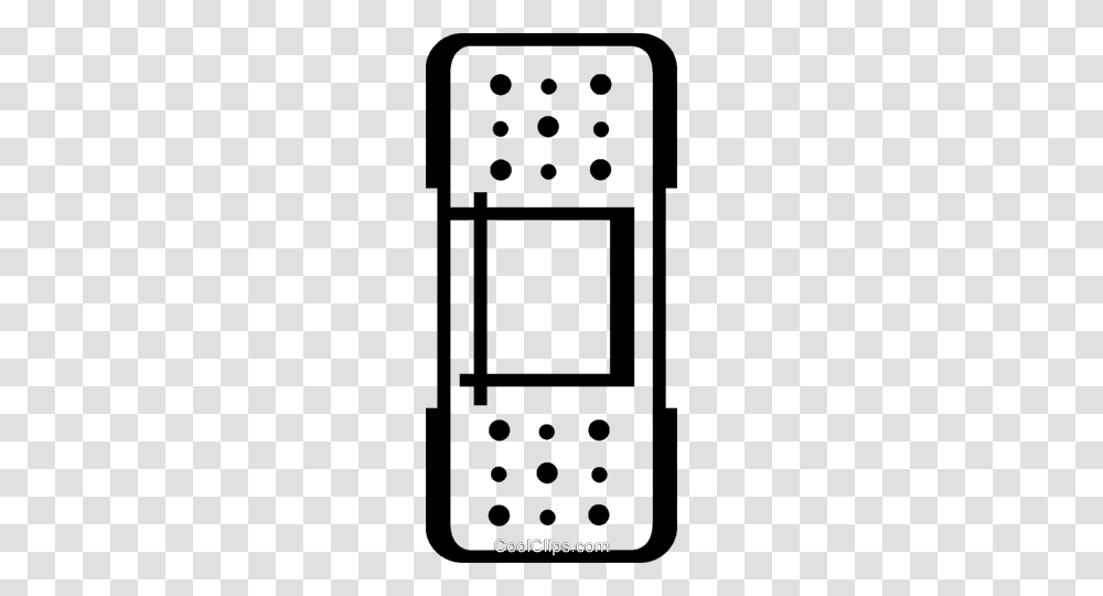 Bandages Royalty Free Vector Clip Art Illustration, Electronics, Phone, Mobile Phone, Cell Phone Transparent Png