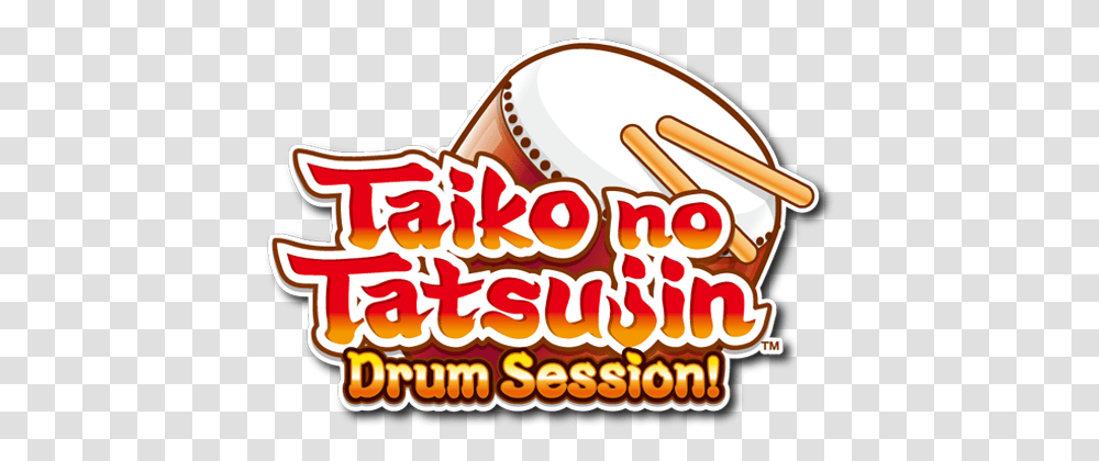 Bandai Namco Entertainment America Games Taiko No Taiko No Tatsujin Drum Session Logo, Food, Ketchup, Leisure Activities, Meal Transparent Png