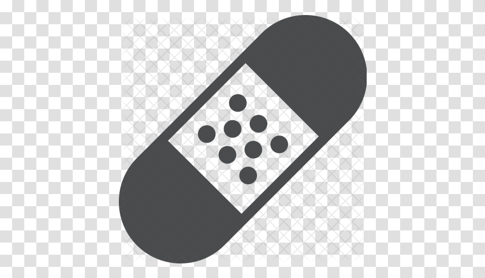 Bandaid Icon Pill Black And White, Shower Faucet, Plectrum, QR Code Transparent Png