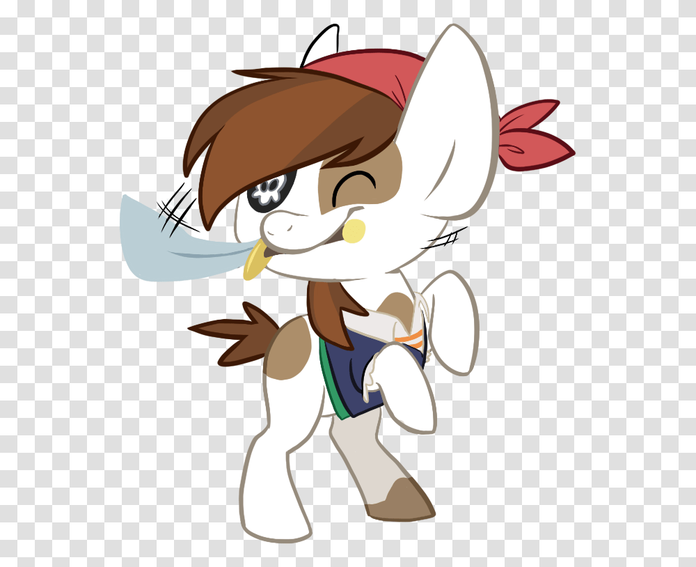 Bandana Eyepatch Pipsqueak Pirate Safe Pirate Characters My Little Pony, Elf, Helmet, Costume, Face Transparent Png