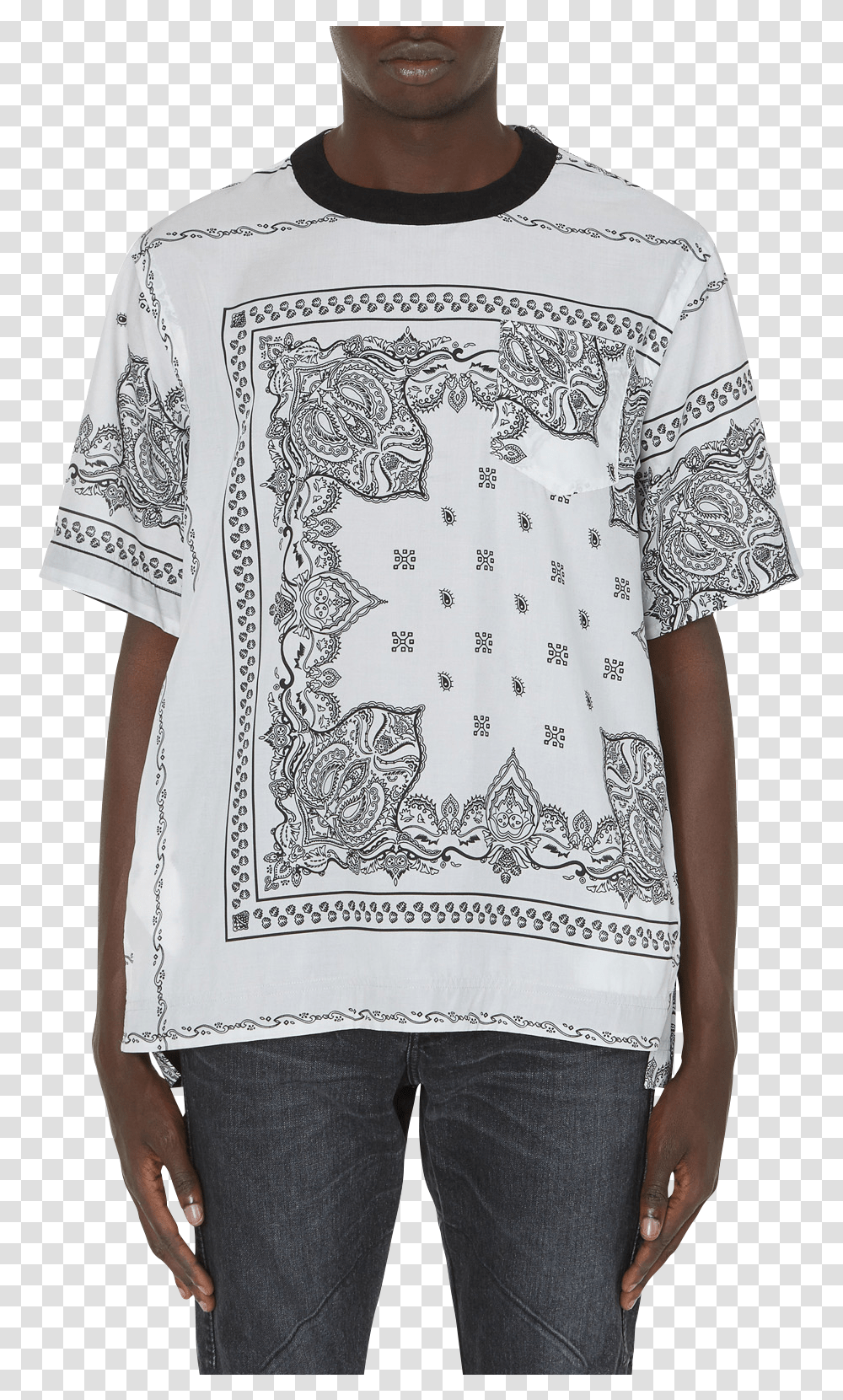 Bandana Pattern, Apparel, Shirt, Person Transparent Png