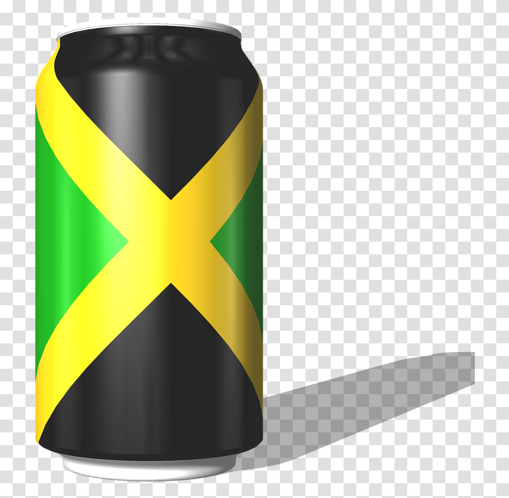 Bandeira Da Jamaica Imagem, Bottle, Cylinder, Tin, Can Transparent Png