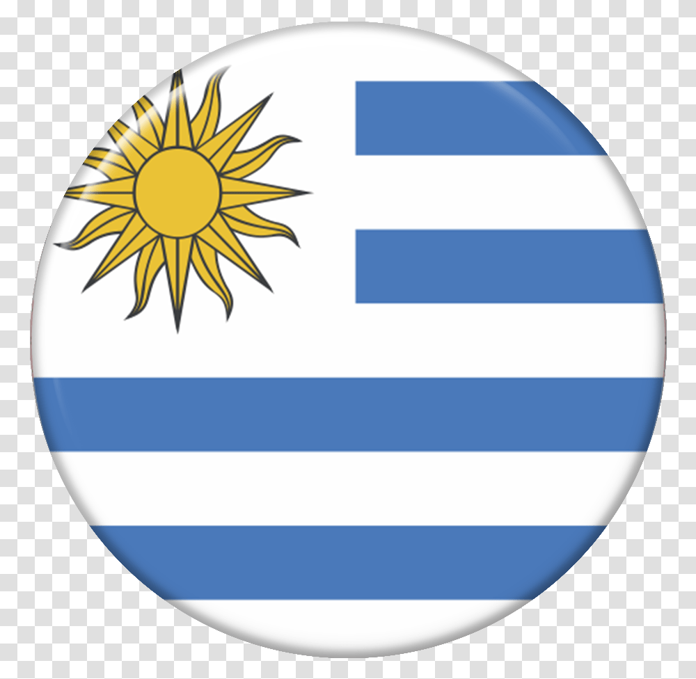 Bandeira Uruguai Uruguay Flag Circle, Logo, Trademark, Astronomy Transparent Png