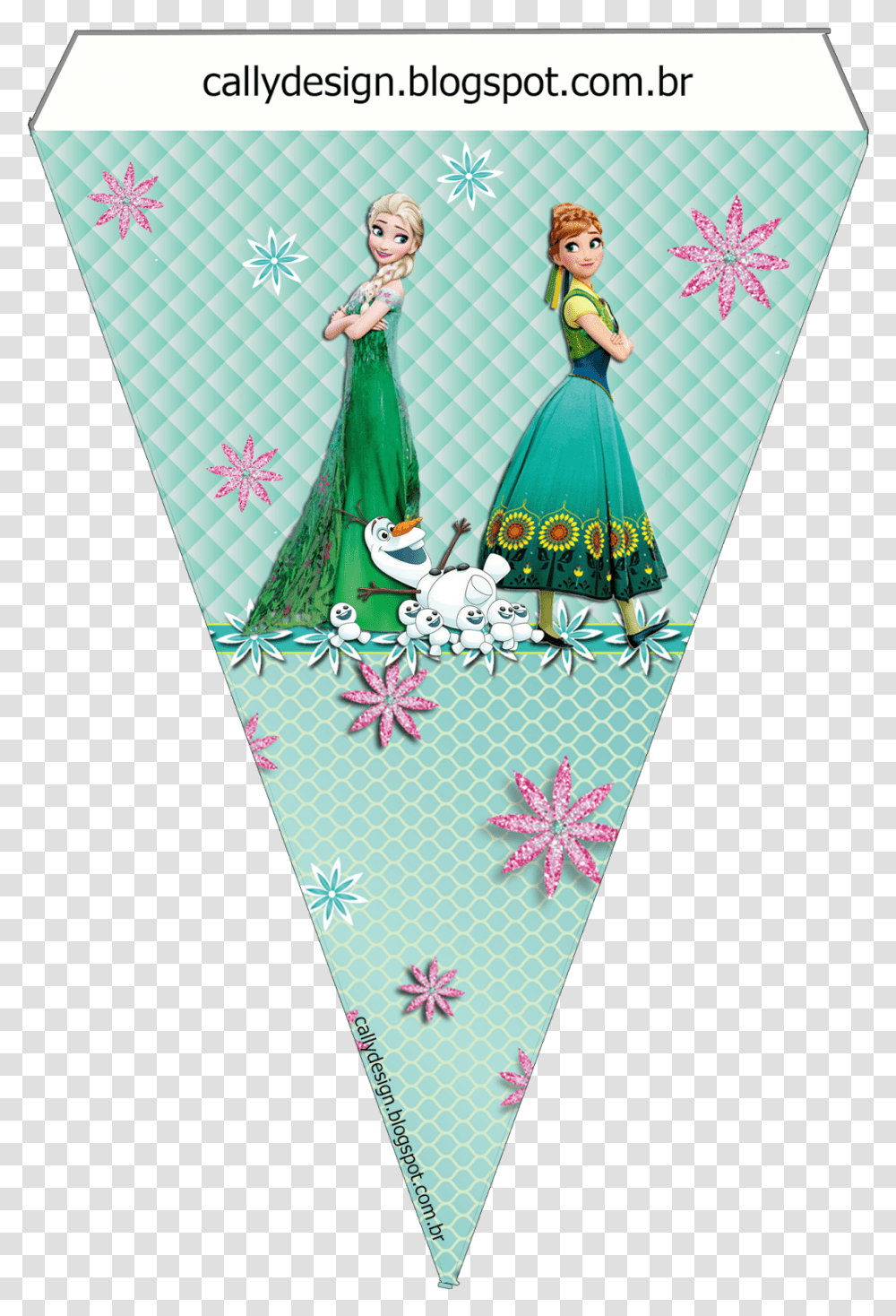 Bandeirola Frozen Fever Para Imprimir, Person, Dress Transparent Png