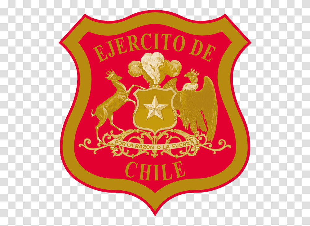 Bandera Chile Bandera Del Ejercito De Chile, Logo, Trademark, Badge Transparent Png