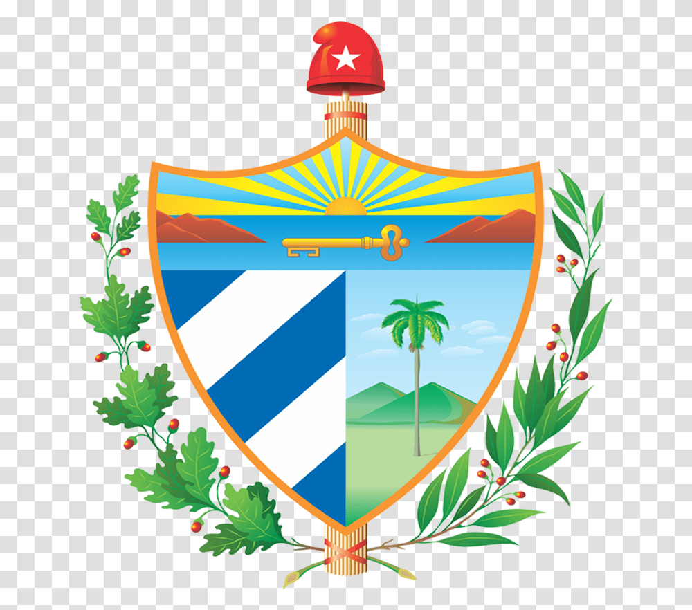 Bandera De Cuba Coat Of Arms Shield Cuba, Armor Transparent Png