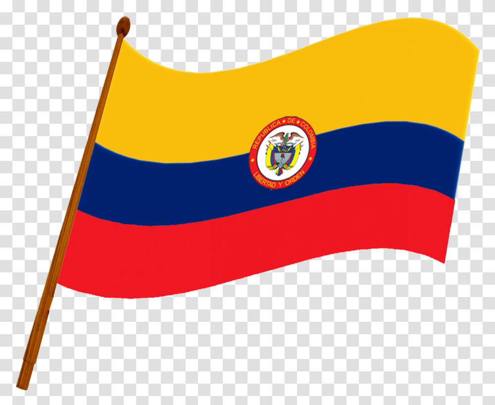 Bandera De La Repblica De Colombia Bandera De Colombia Dibujo, Flag, American Flag, Logo Transparent Png