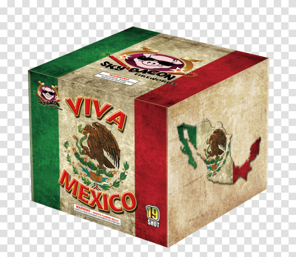 Bandera De Mexico, Box, Cardboard, Carton, Bottle Transparent Png