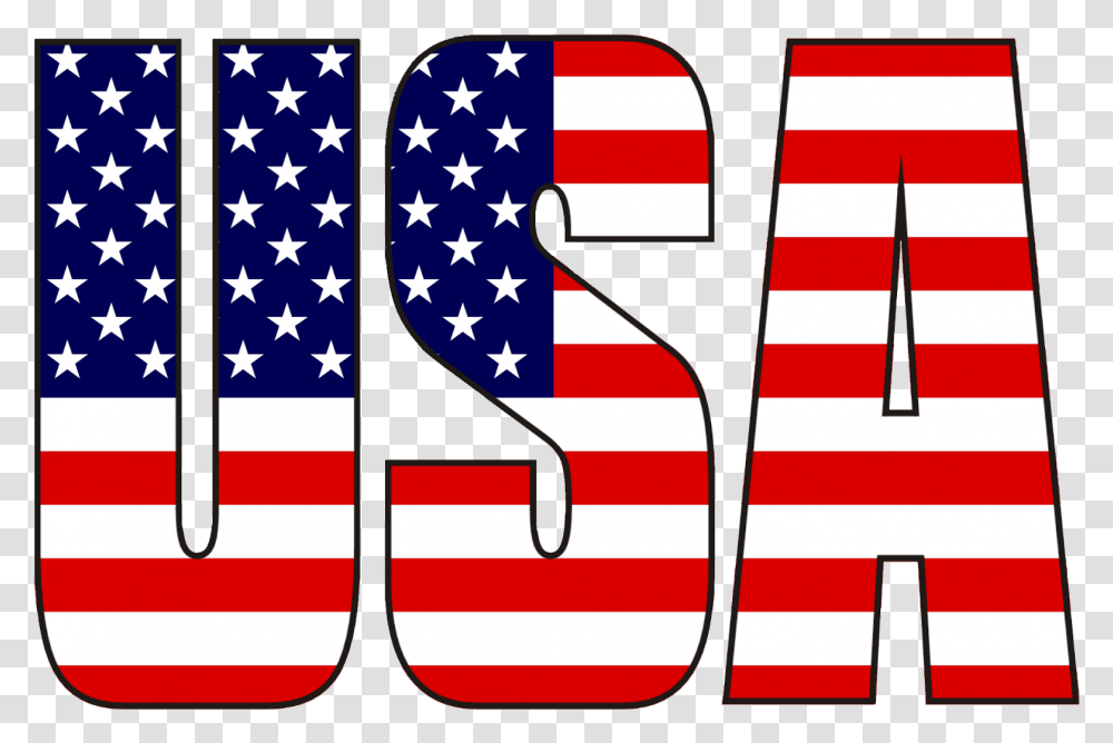 Bandera Usa Usa American Flag Letters Transparent Png