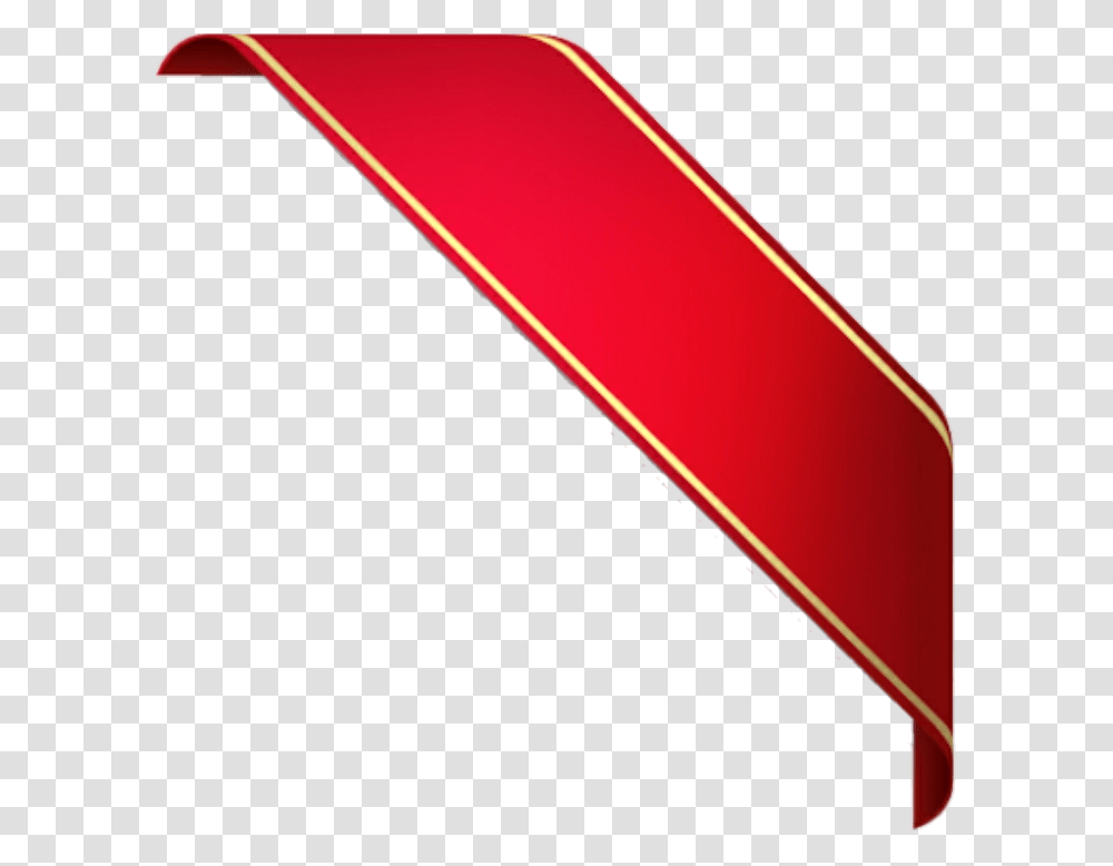 Banderola Rojo Bandera Guirnalda Red Ribbon, Light, Neon Transparent Png