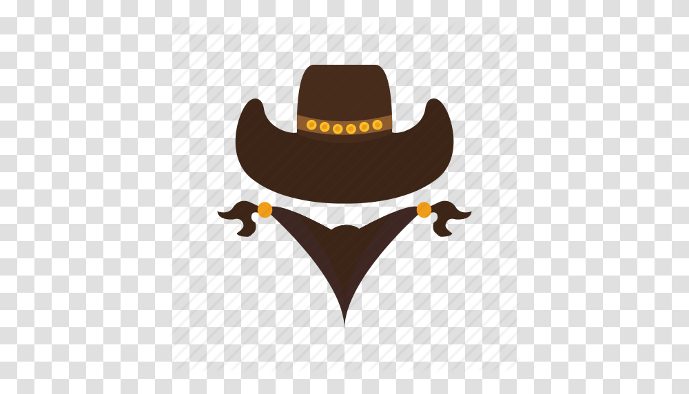 Bandit Burglar Cowboy Hat Thief West Western Icon, Apparel, Sombrero Transparent Png