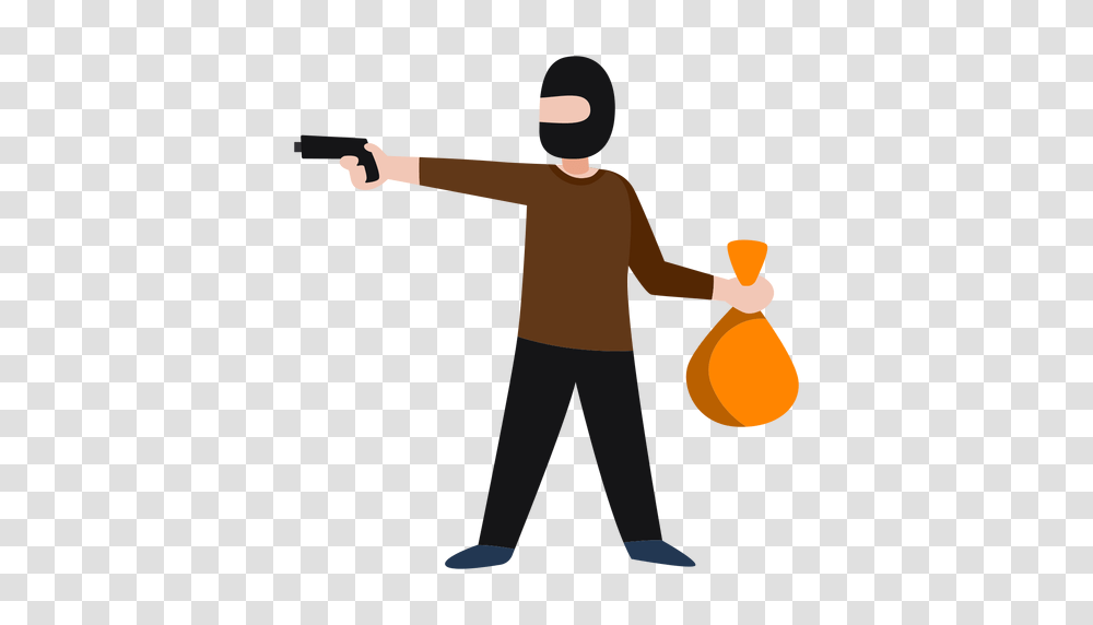 Bandit Character Robbing Bank, Person, Human, Sphere, Standing Transparent Png
