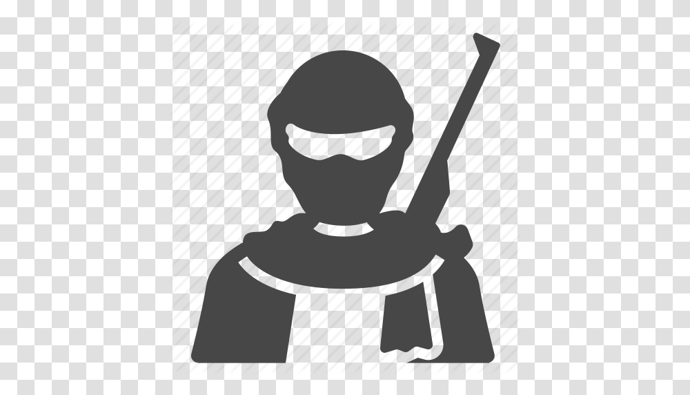 Bandit Criminal Robber Robbery Terrorist Thief Thug Icon, Ninja Transparent Png