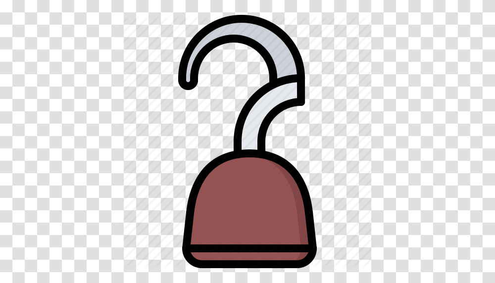 Bandit Hand Hook Pirate Pirates Sailing Weapon Icon, Cowbell Transparent Png