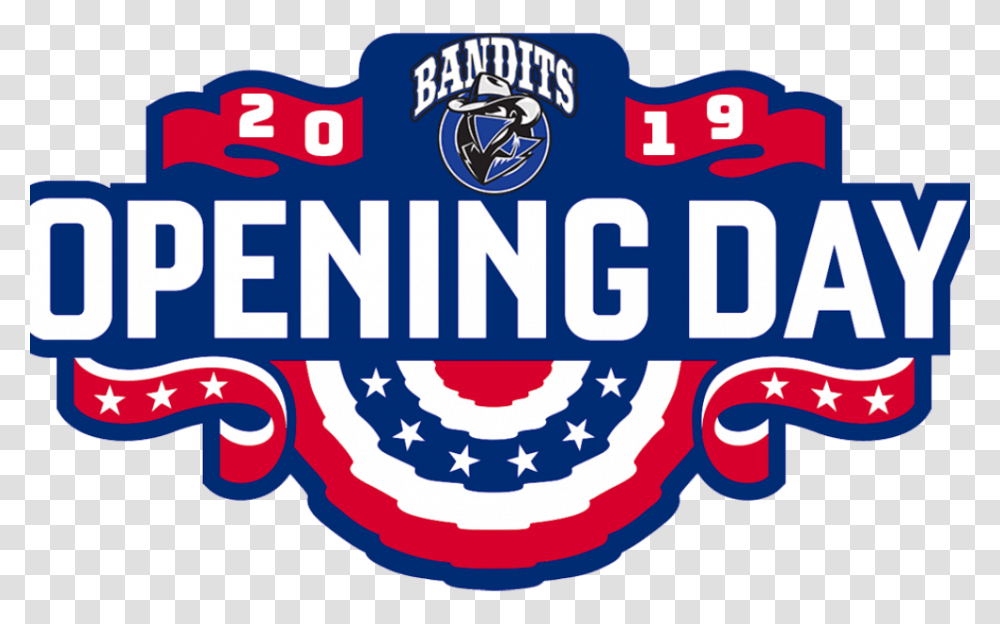 Bandit Opening Day Mlb Opening Day Logo, Label, Alphabet Transparent Png