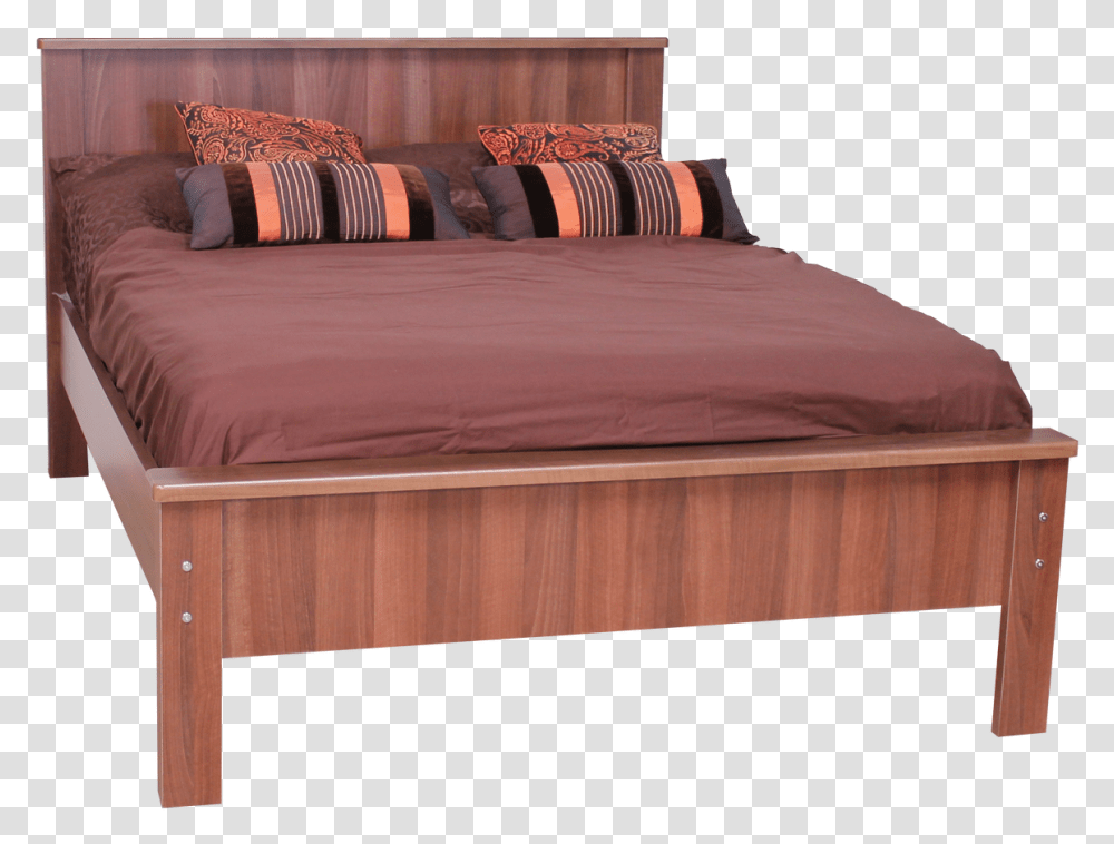 Bandondoublebed Preview Bed Frame, Furniture, Cushion, Table, Pillow Transparent Png