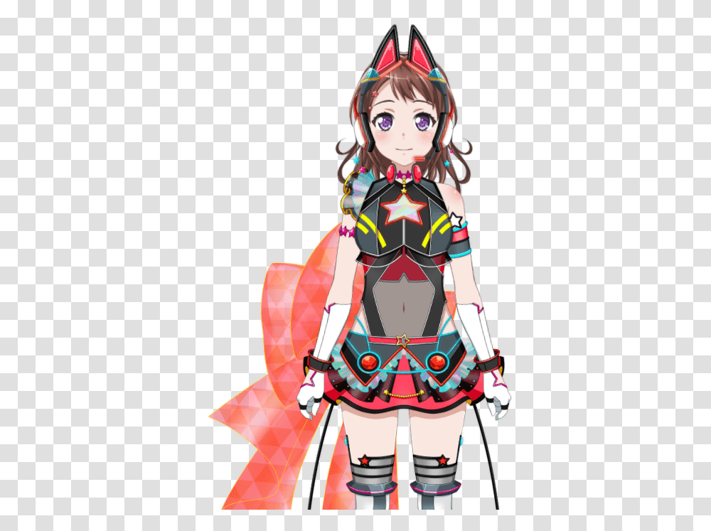 Bandori Sprites Illustration, Person, Human, Samurai, Costume Transparent Png