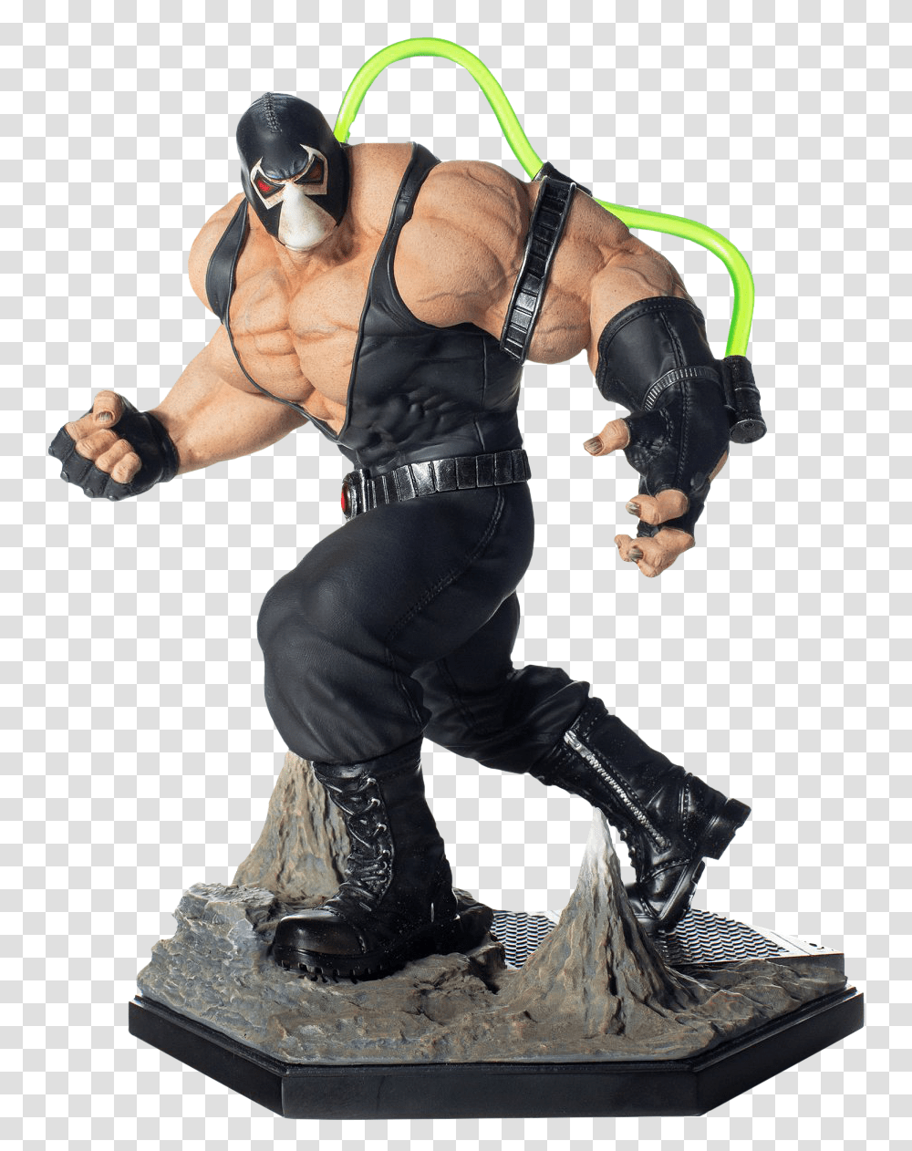 Bane Statue, Person, Human, Ninja, Sport Transparent Png