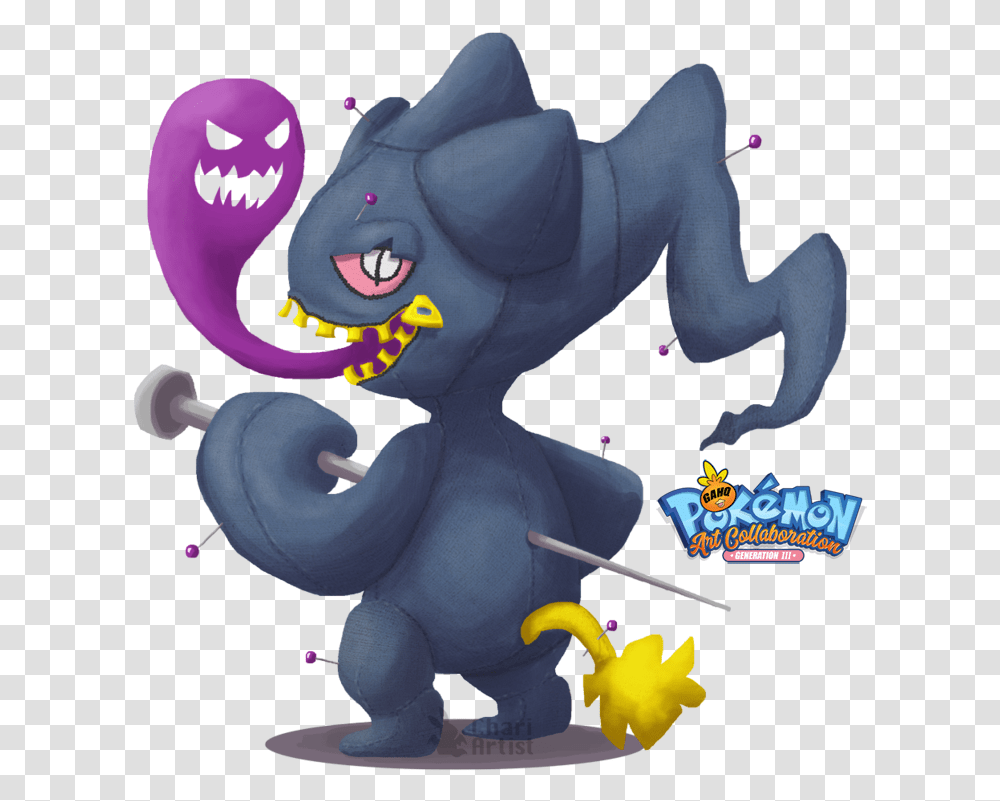 Banette 354 Banette Used Curse And Shadow Ball In Our Pokemon Yellow, Dragon, Art, Graphics, Toy Transparent Png