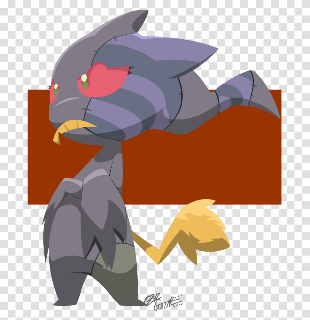 Banette Is My Favorite Pokemon Cartoon, Animal, Angry Birds Transparent Png