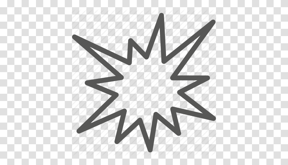 Bang Explode Explosion War Icon, Star Symbol, Plant, Emblem Transparent Png