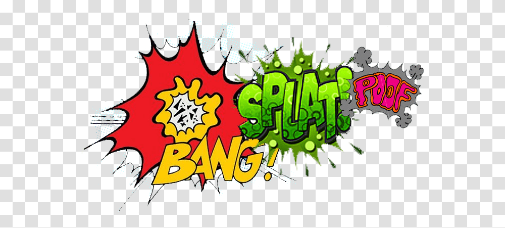 Bang Splat Poof World Party Bang, Poster, Advertisement, Green Transparent Png