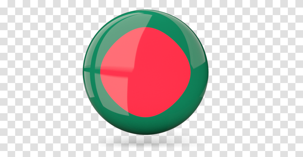 Bangladesh Circle Flag, Sphere, Ball Transparent Png