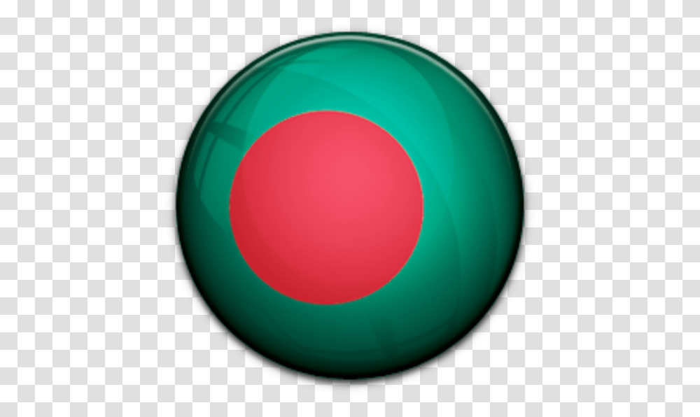 Bangladesh Flag Round, Sphere, Ball, Balloon Transparent Png